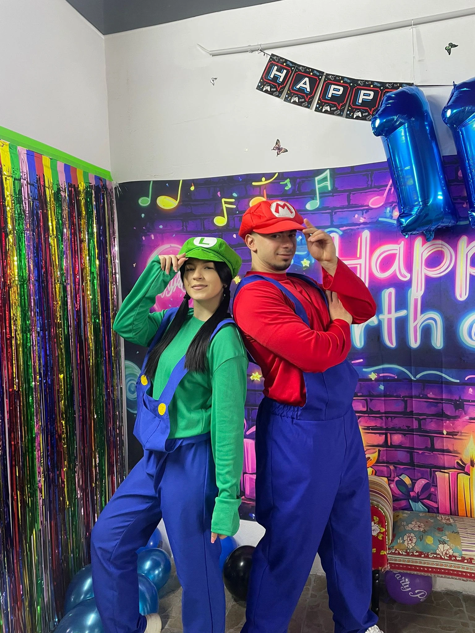 duo animatori mario si luigi la petrecere aniversara